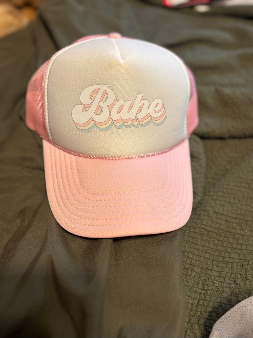 Pink "Babe" Trucker Hat